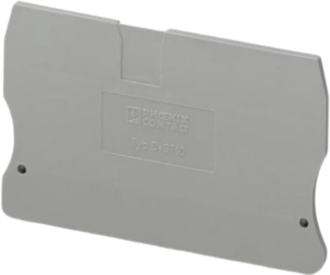 Phoenix Contact D-ST10 PHO EINDPLAAT GRYS TBV.ST10 per 50 stuks