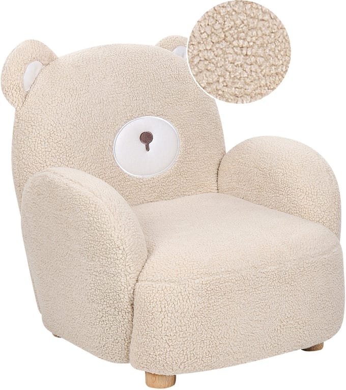 BOO - Kinderstoel - Beige - Polyester