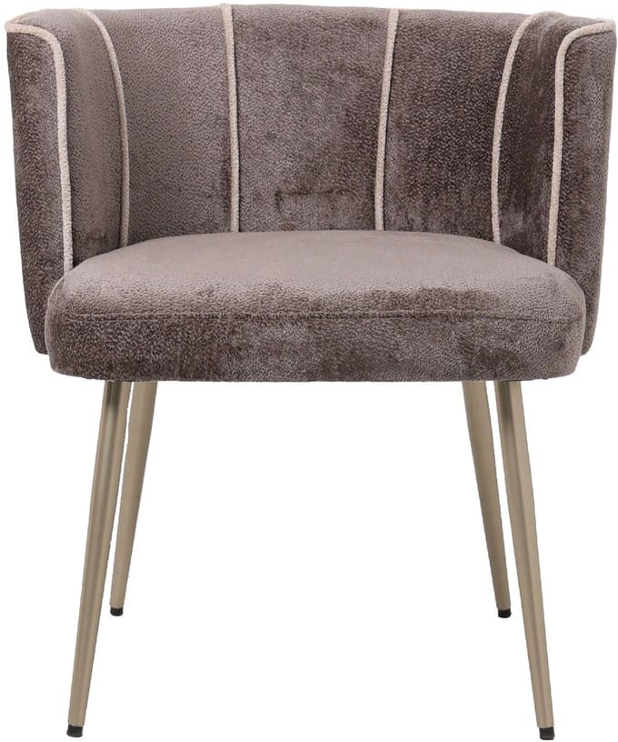 PTMD - Eetkamerstoel Nell - Bruin - 66x59x75cm