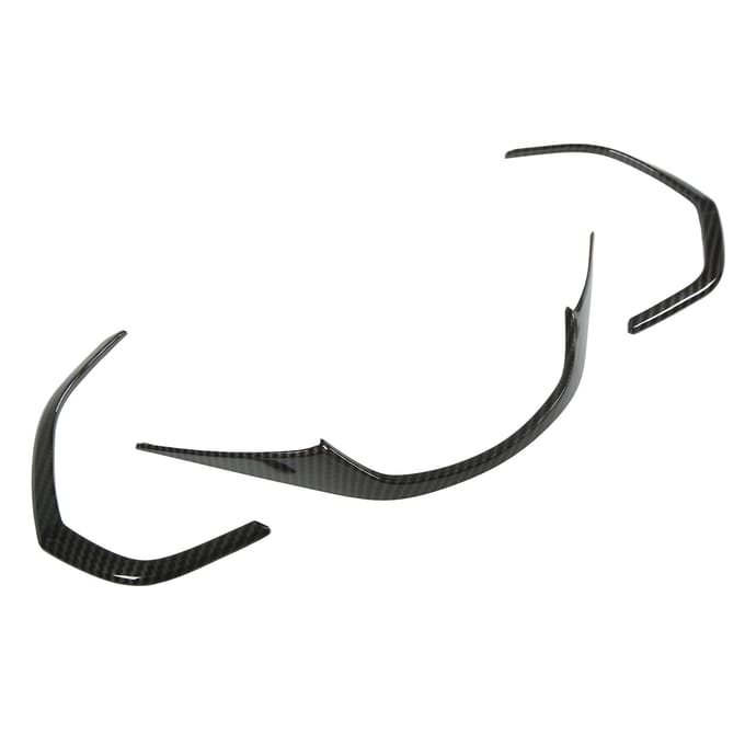 Middenconsole Dashboard Paneel Trim Koolstofvezel Kleur Vervanging voor Corvette C7 2014?2019 gray