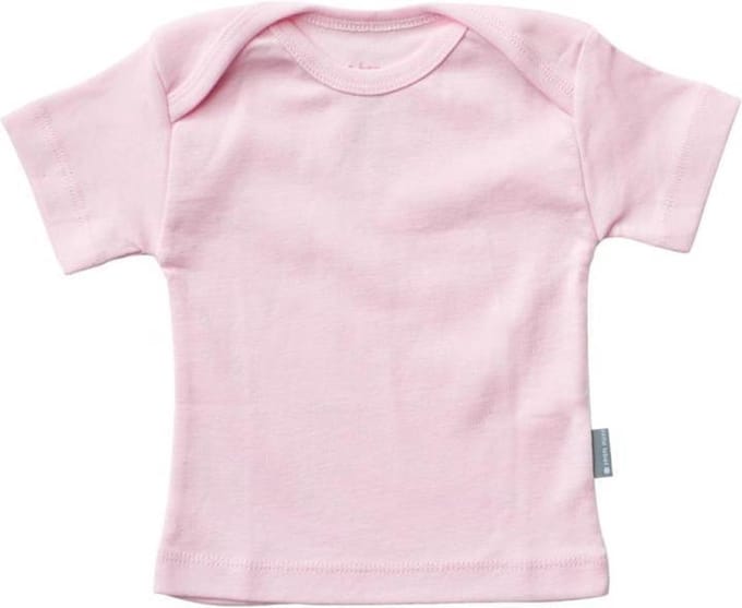 Little Label Unisexshirt - Roze - Maat 92