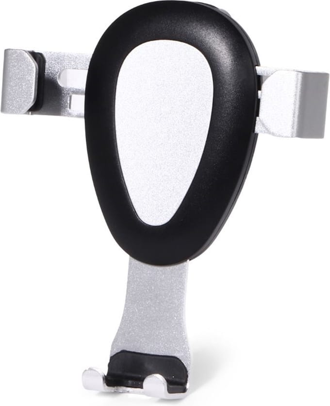 SENZA Auto Telefoonhouder - Aluminium - Universeel - Zwart / Zilver