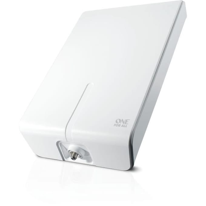 One For All SV 9455-5G Passive DVB-T/T2-Flachantenne Außenbereich Weiß
