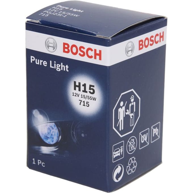 Lamp Halogeen BOSCH H15 Pure Light 12V, 55/15W