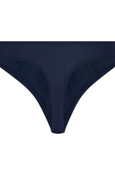 Hunkemöller Dames Lingerie String Marine - Blauw - maat M