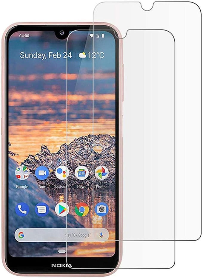 2 Stuks Screenprotector Tempered Glass Glazen Gehard Screen Protector 2.5D 9H (0.3mm) - Geschikt Voor: Nokia 4.2