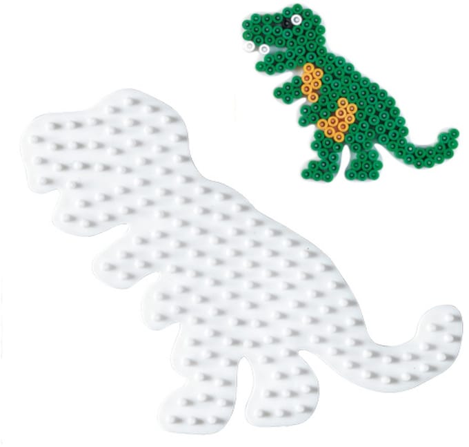 Hama - Strijkkralen Grondplaat - Dino Wit