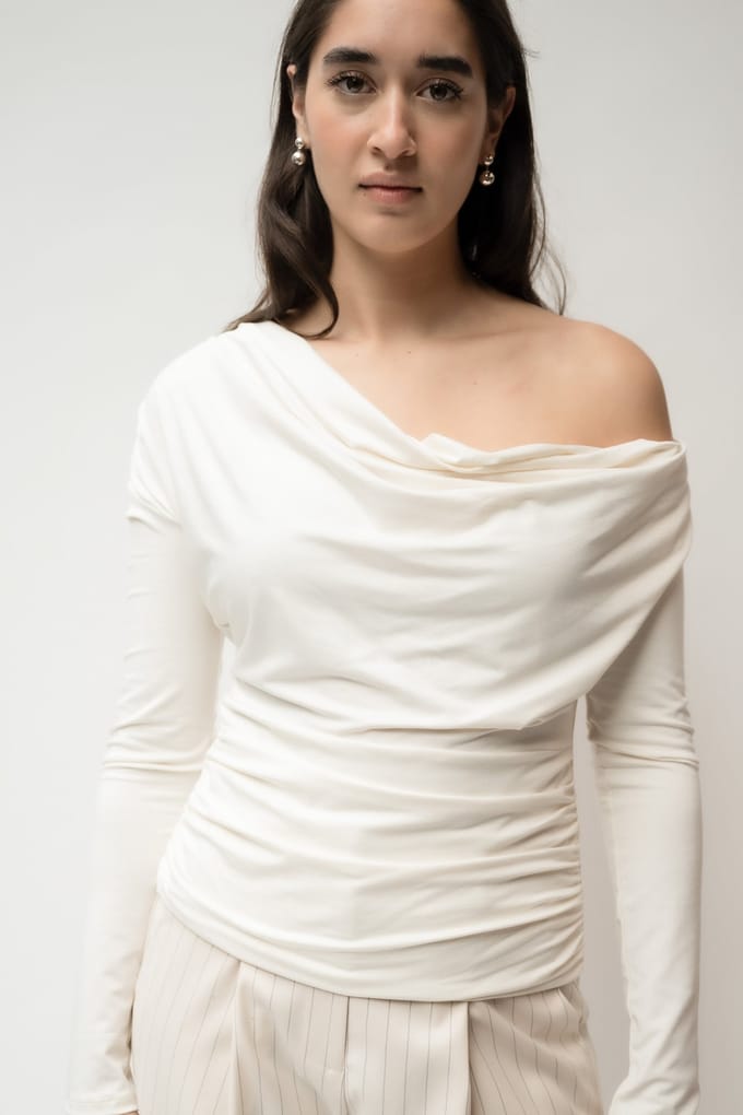 VIVEH Aludra Top Coconut Milk Taglia: 36 | Maglie a manica lunga Outlet | Donna