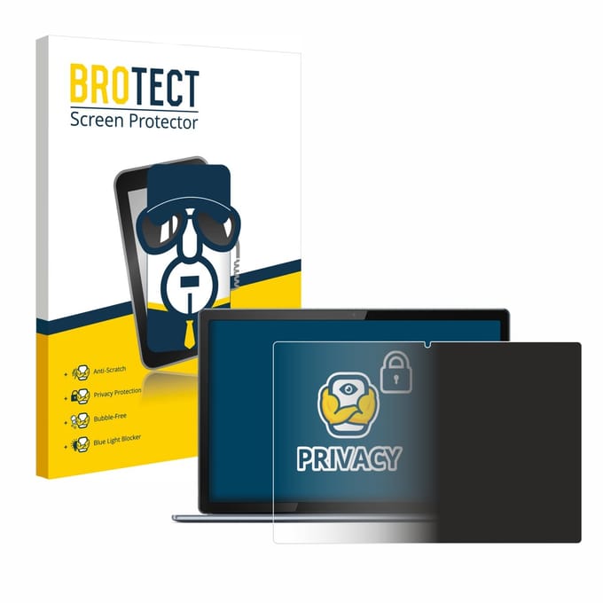 BROTECT - privacy screenprotector voor Lenovo IdeaPad Duet 5i Gen 8 12" - Folie Beschermfolie Blauwlichtfilter