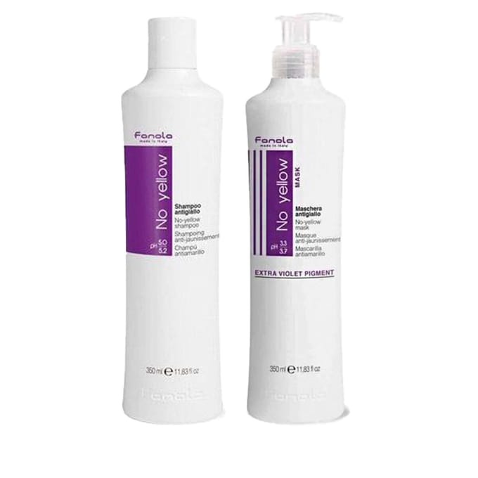 Fanola No Yellow Shampoo + Masker 350ml