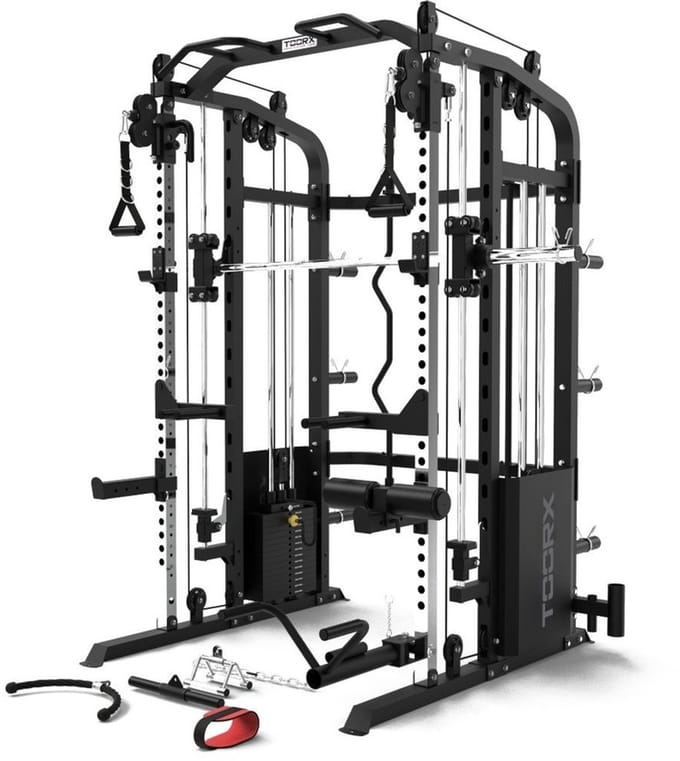 Toorx Professional 3-in-1 Multifunctional Smith Machine - Power Rack ASX-4000 Full Option