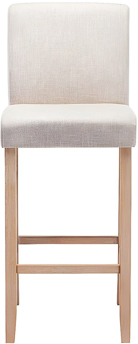 Vente-unique Set van 2 barkrukken - Stof - Beige - ROVIGO