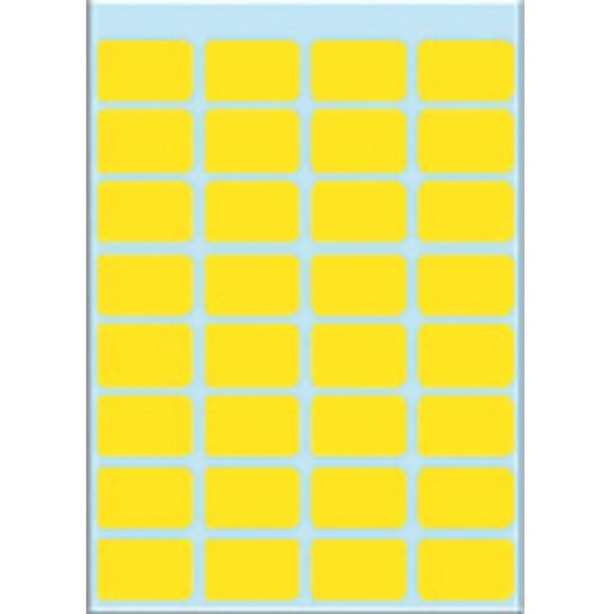 Etiket HERMA 3641 12x19mm geel 160 stuks