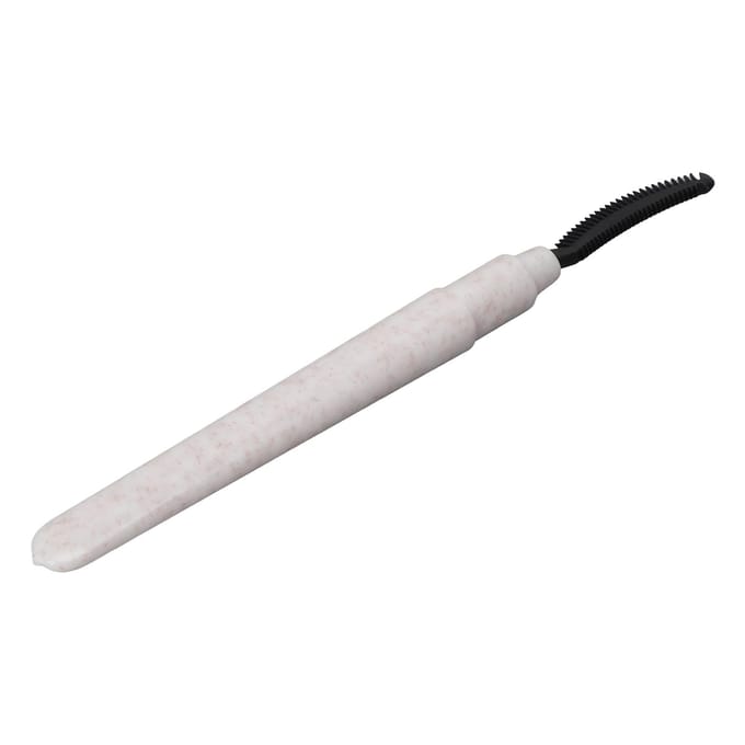 3 stuks Siliconen Wimper Mascara Borstels Staafje Draagbare Wimper Scheidingsborstel met Stofkap Wit white