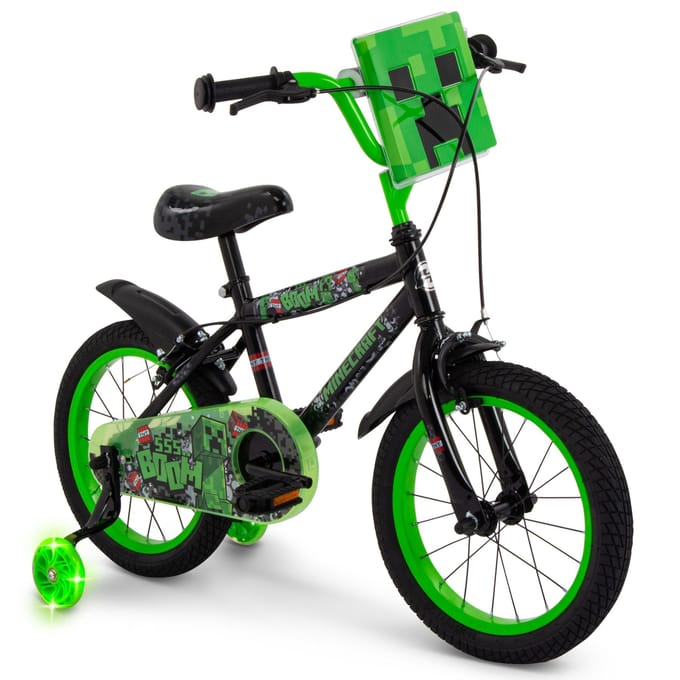 Huffy Minecraft 16 inch Kinderfiets - Zwart
