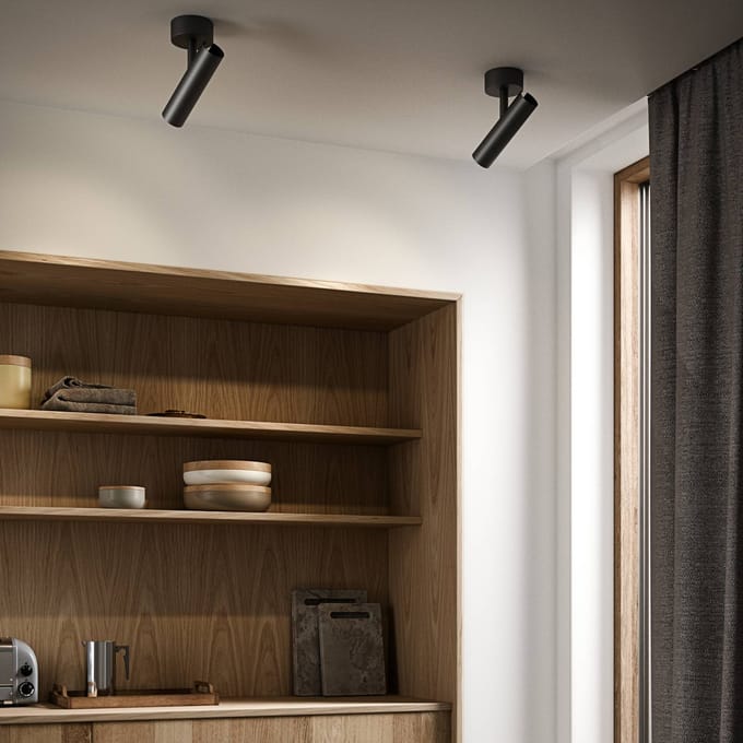 DFTP by Nordlux DFTP plafondspot MIB 6, GU10-fitting, zwart