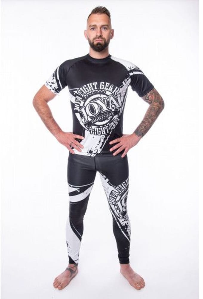 Joya Predator MMA Spats - Zwart/Wit (Beschikbaar in verschillende maten)