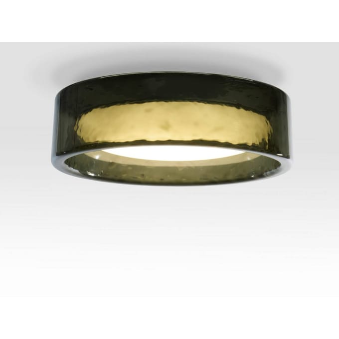 MARSET LED plafondlamp Ringo, Ø 70 cm, groen, kunststof, CCT