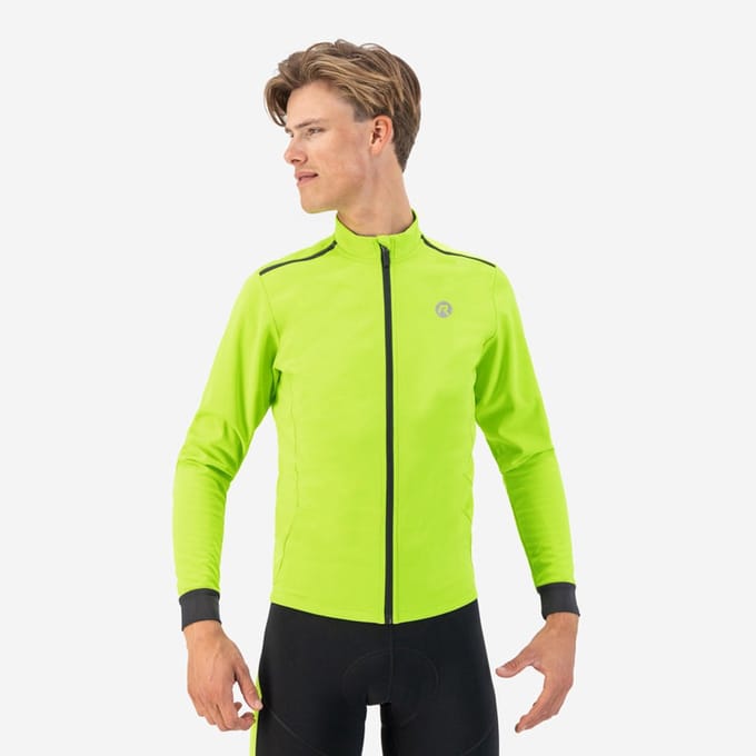 Rogelli Core Heren Fietsjack - Winter - Waterafstotend - Fluor/Zwart