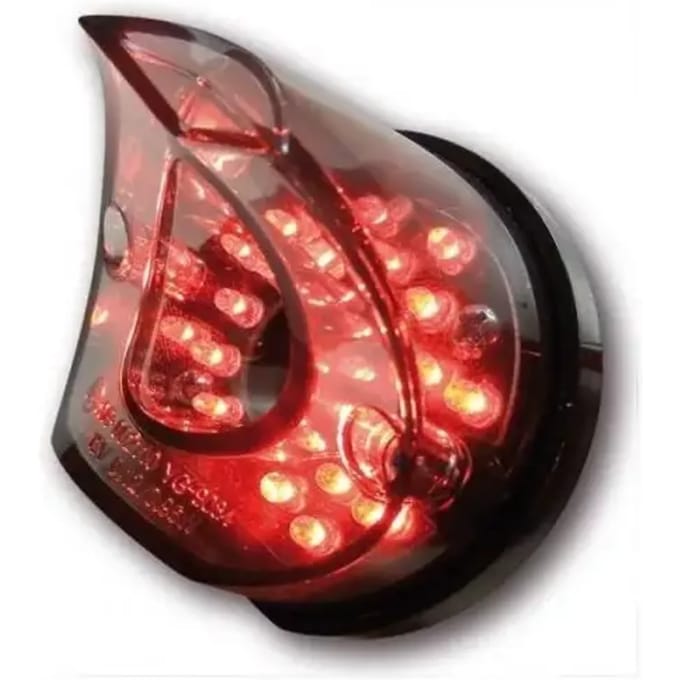 Motorfiets achterlicht Brazoline Round