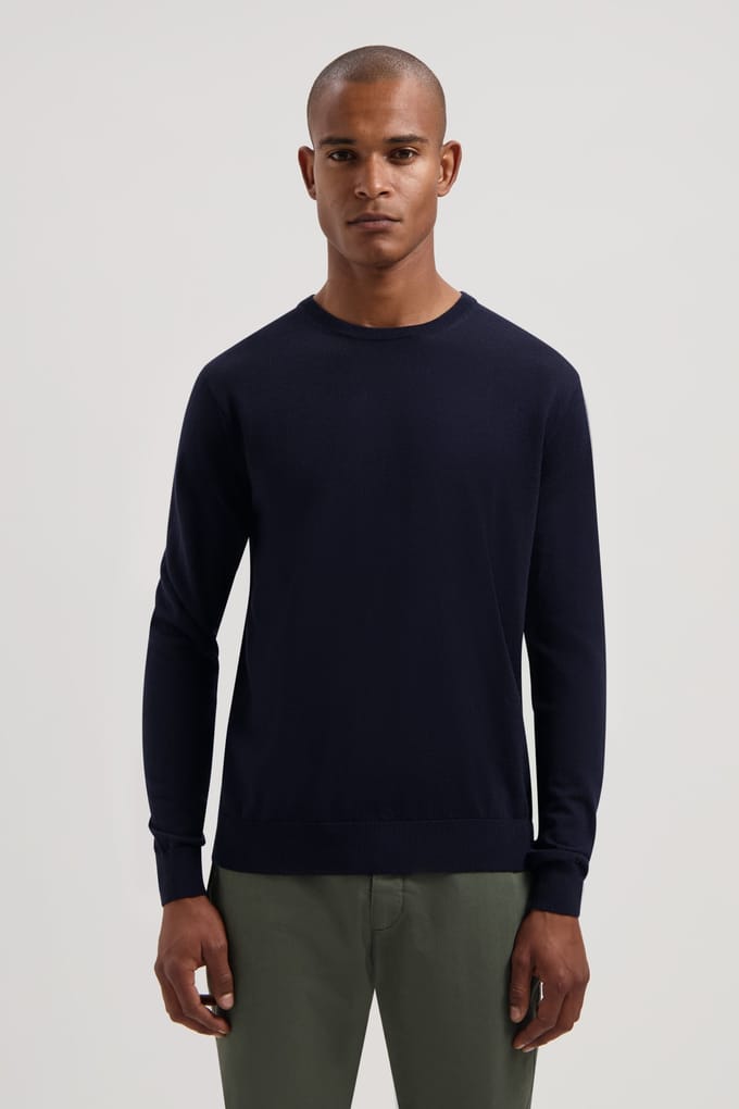 Dstrezzed Ds_destin Crewneck Dk. Navy Taglia: 3XL | Maglioni a maglia Outlet | Uomo | Blu