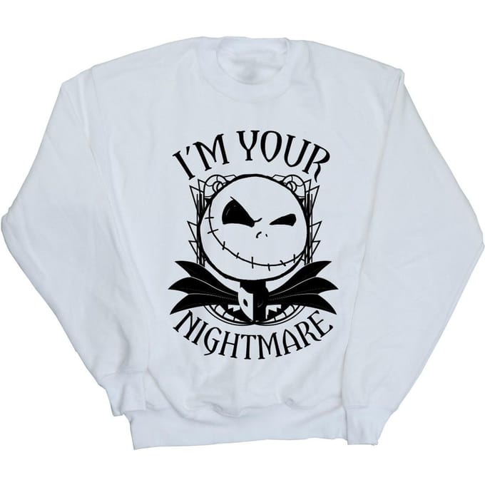 Disney Dames/Dames Nightmare Before Christmas Nightmare Sweatshirt (Wit)