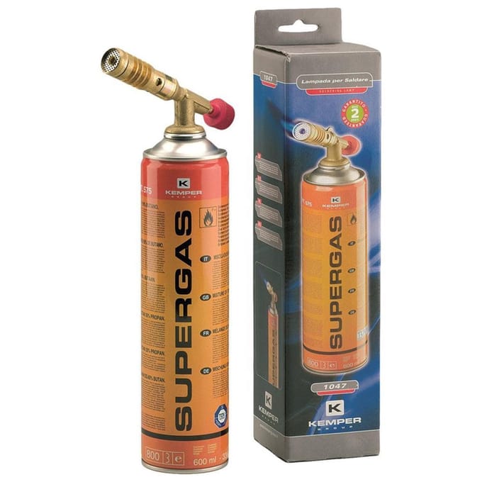 Kemper Turbo ECO soldeerbrander incl. 1x 600ml Supergas gaspatroon