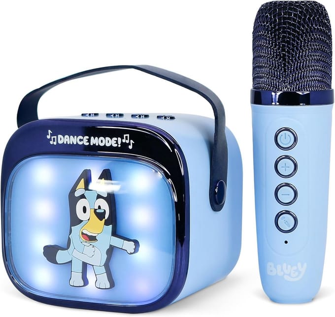 Draagbare Draadloze Karaoke Speaker met LED Verlichting en Microfoon