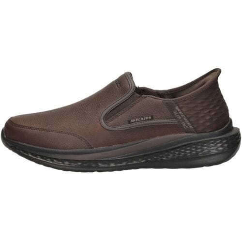 Skechers Slade - Cooper - Heren Instappers - Donkerbruin
