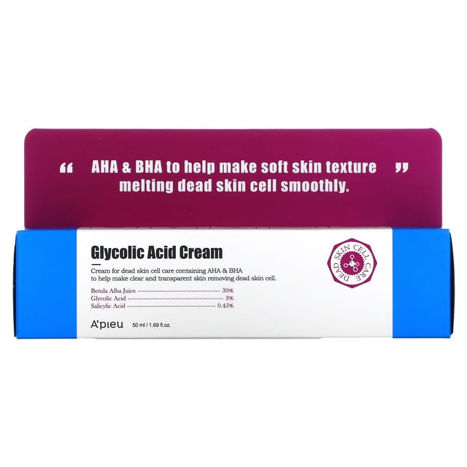 A'PIEU - Glycolic Acid Cream - Korean Skincare- 50 ml