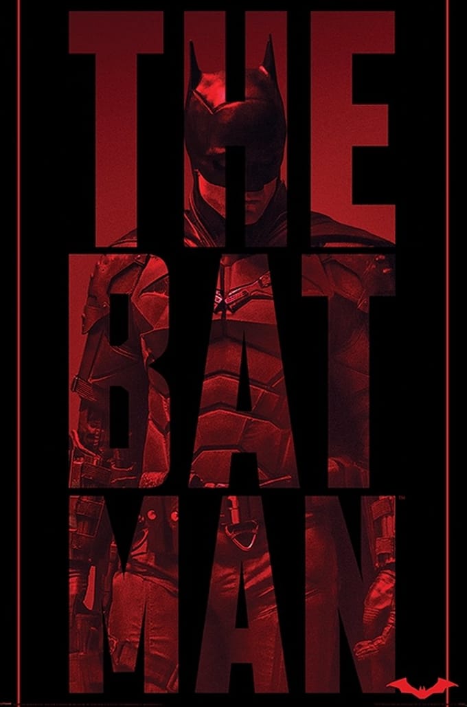 The Batman Type Cut Away - Maxi Poster - 61 x 96.5 cm