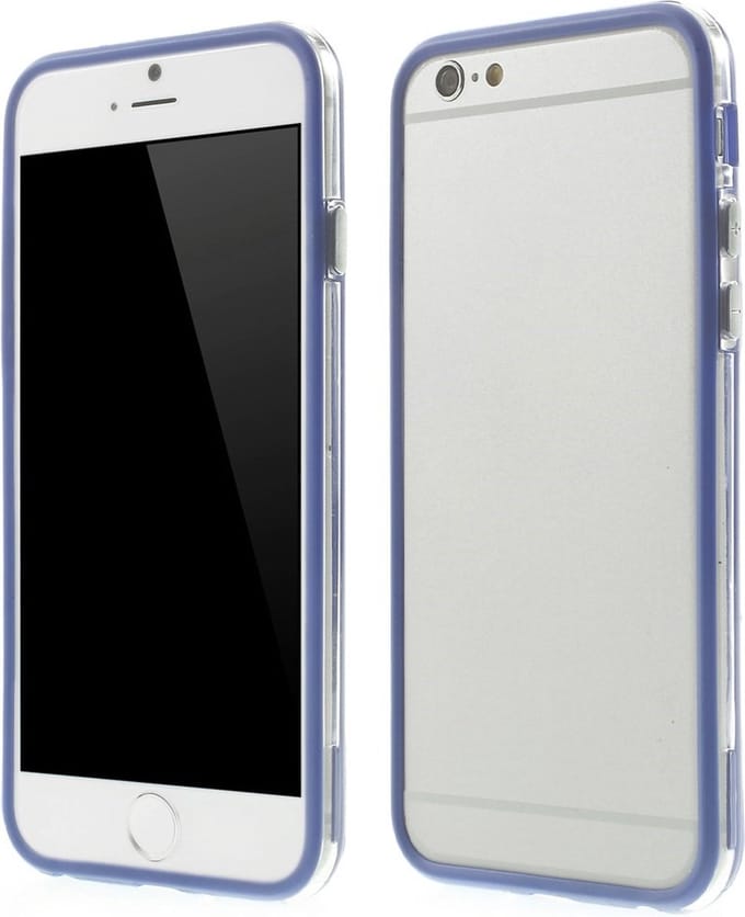 Peachy Blauw bumper hoesje geschikt voor iPhone 6 6s case