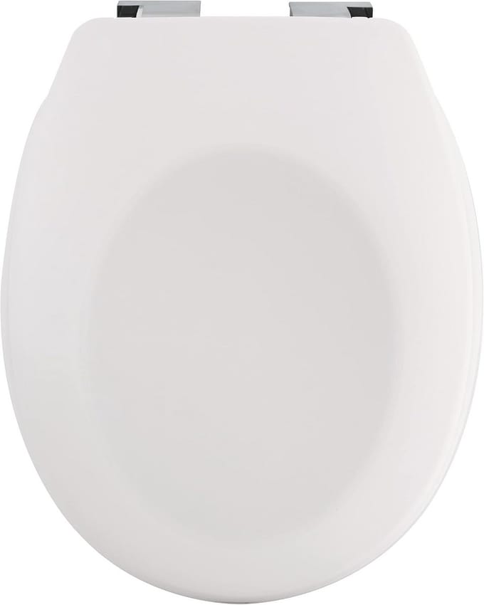 Ovale Toiletbril met Softclose en Antibacteriële Coating Wit