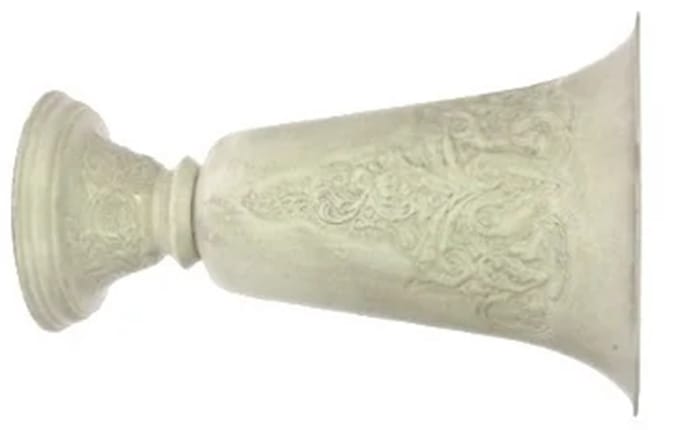 Vaas groot ornament creme 21cm