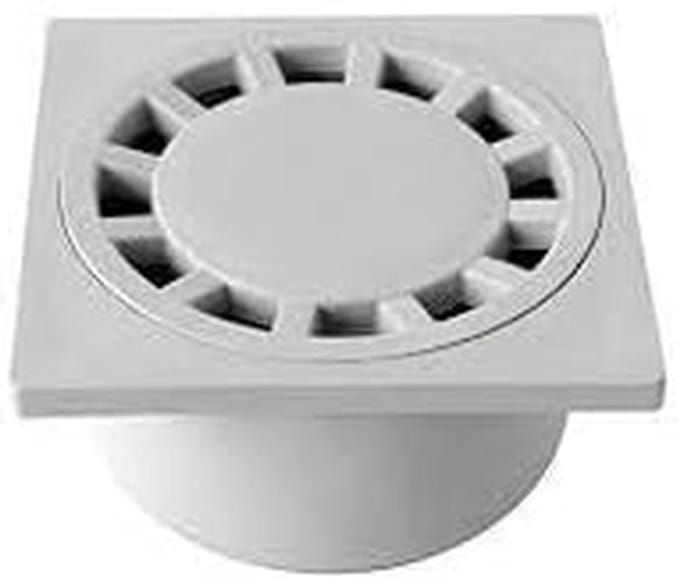 Sifonische sluiting - Afvoerplug - Onderbouw wastafel - Polypropyleen materiaal - 25 x 25 cm