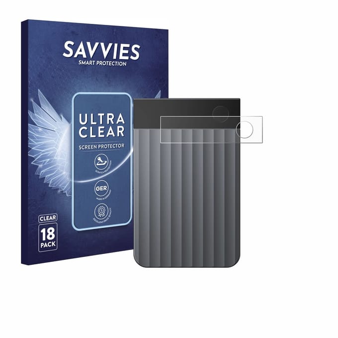 Savvies - Screenprotector voor PLAUD Note Pro - Folie Beschermfolie transparant 18 Stuks