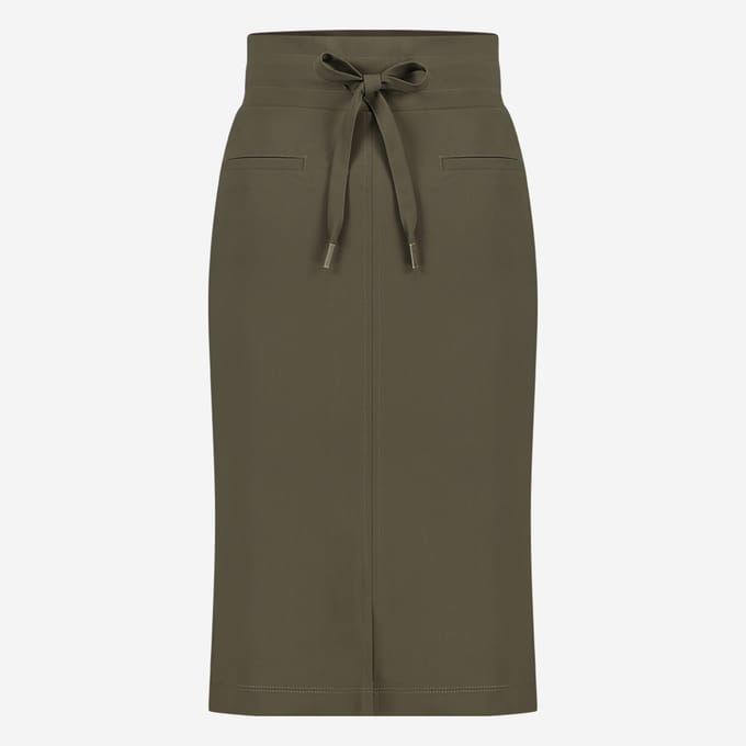 Skirt Kate Easy Wear Technical Jersey | Army - Army / S