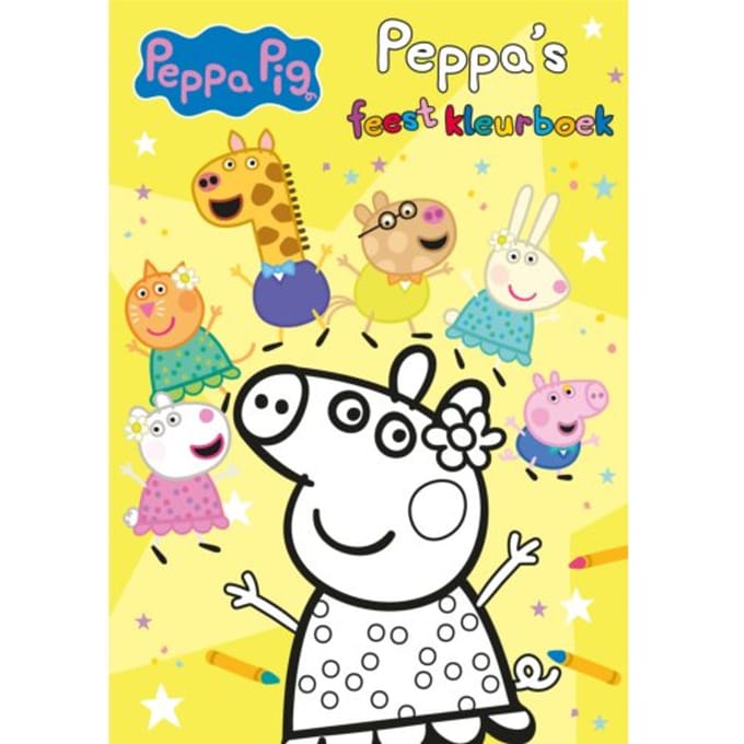 Peppa's Feestkleurboek - Peppa Pig - Neville Astley