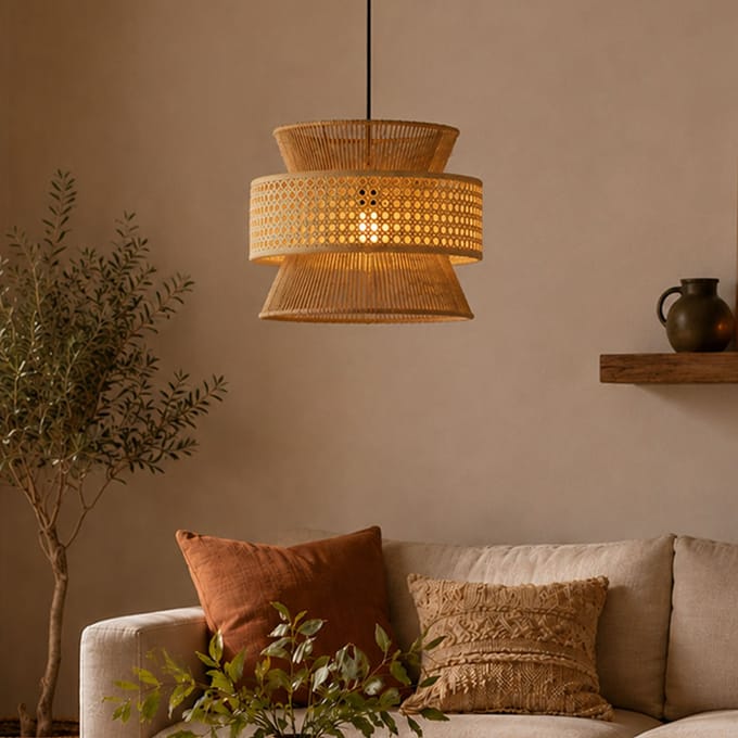 Milton & Oldbrook Rotan Hanglamp Ø 40 cm Brno