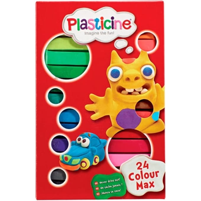 Plasticine Kleur Max - 24 stuks