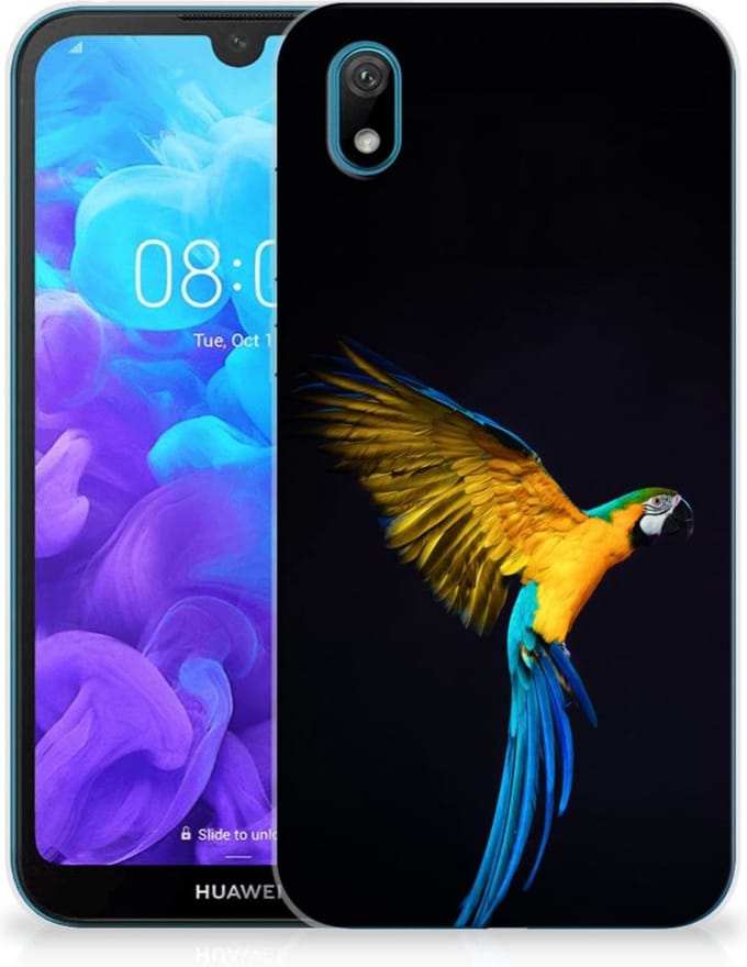 Huawei Y5 (2019) TPU Hoesje Papegaai
