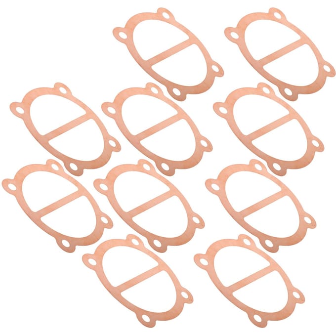 10 stuks Luchtcompressor Pakking Koperen Pad Metalen Klepplaat 65mm Cilinderdiameter Pompaccessoire