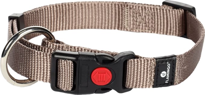 Flamingo Hondenhalsband Asp -  40-55cm 20mm - Grijs