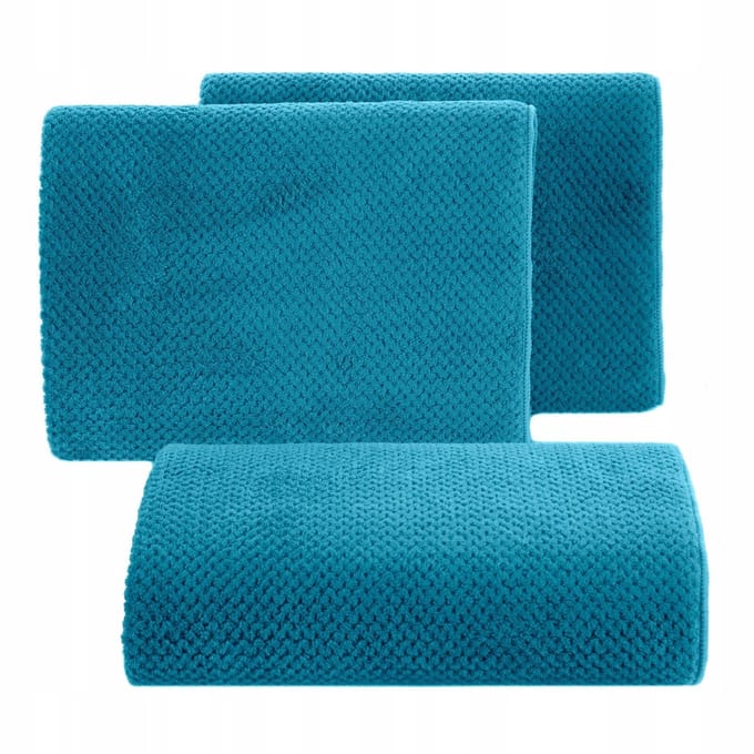 Snelle Droog Handdoek Zoe1 50x90 cm Turquoise Microvezel