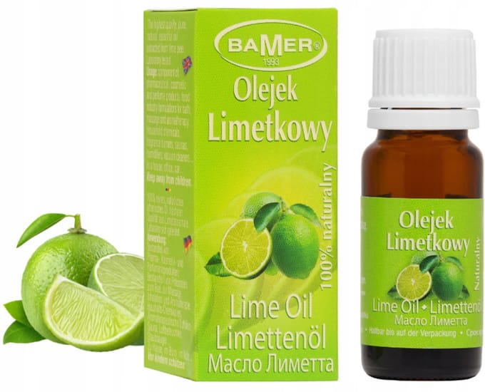 BAMER Limoen Etherische Olie - 7 ml, 100% natuurlijk