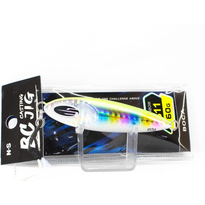 NS Black Hole Metal Jig Boca 60 grammes 311 Arc-en-ciel (7247)