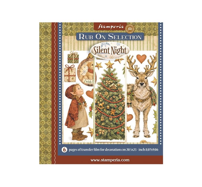 Stamperia XL Rub On assortiment "Silent Night"