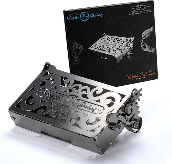 Time for Machine modelbouw metaal Perfecto Card Case visitekaarthouder