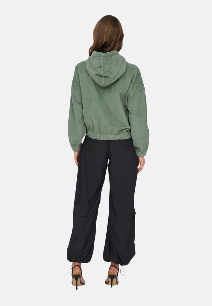 ONLY ONLKENZIE L/S CORD JACKET PNT NOOS Dames Jas - Lily Pad