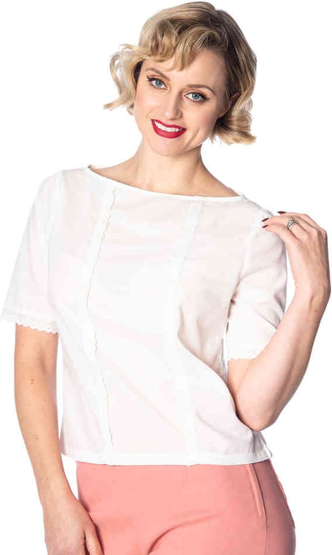Dancing Days - CUTE FOR DAYS Top - S - Wit